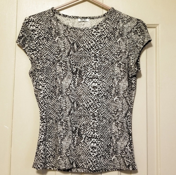 Star CCC Tops - STAR CCC REPTILE PRINT BLOUSE